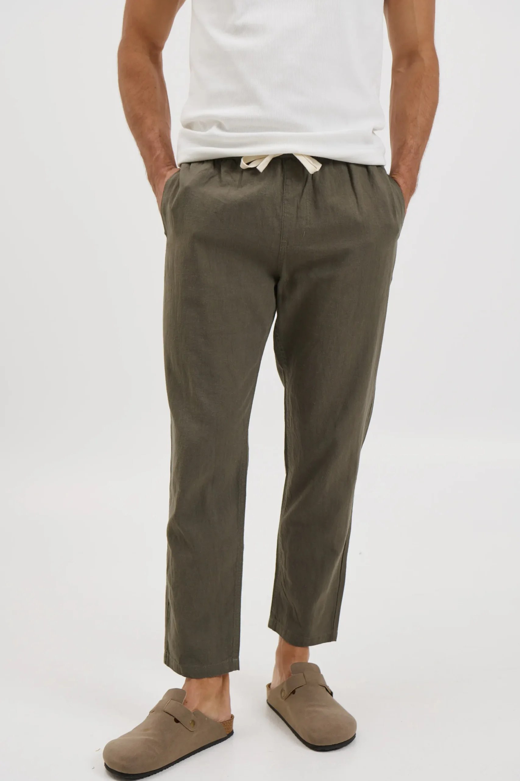 NTH Linen Pant Khaki