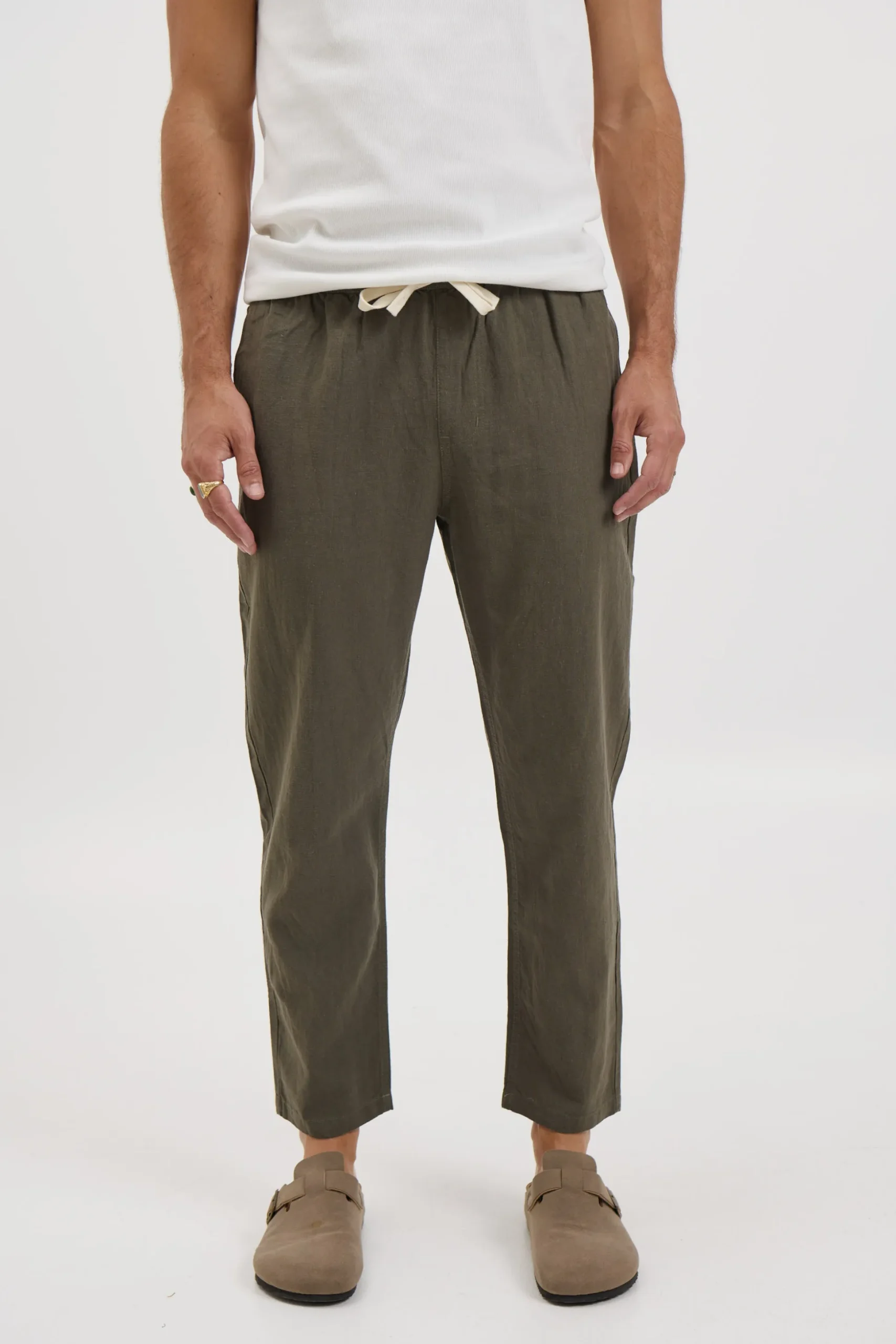 NTH Linen Pant Khaki