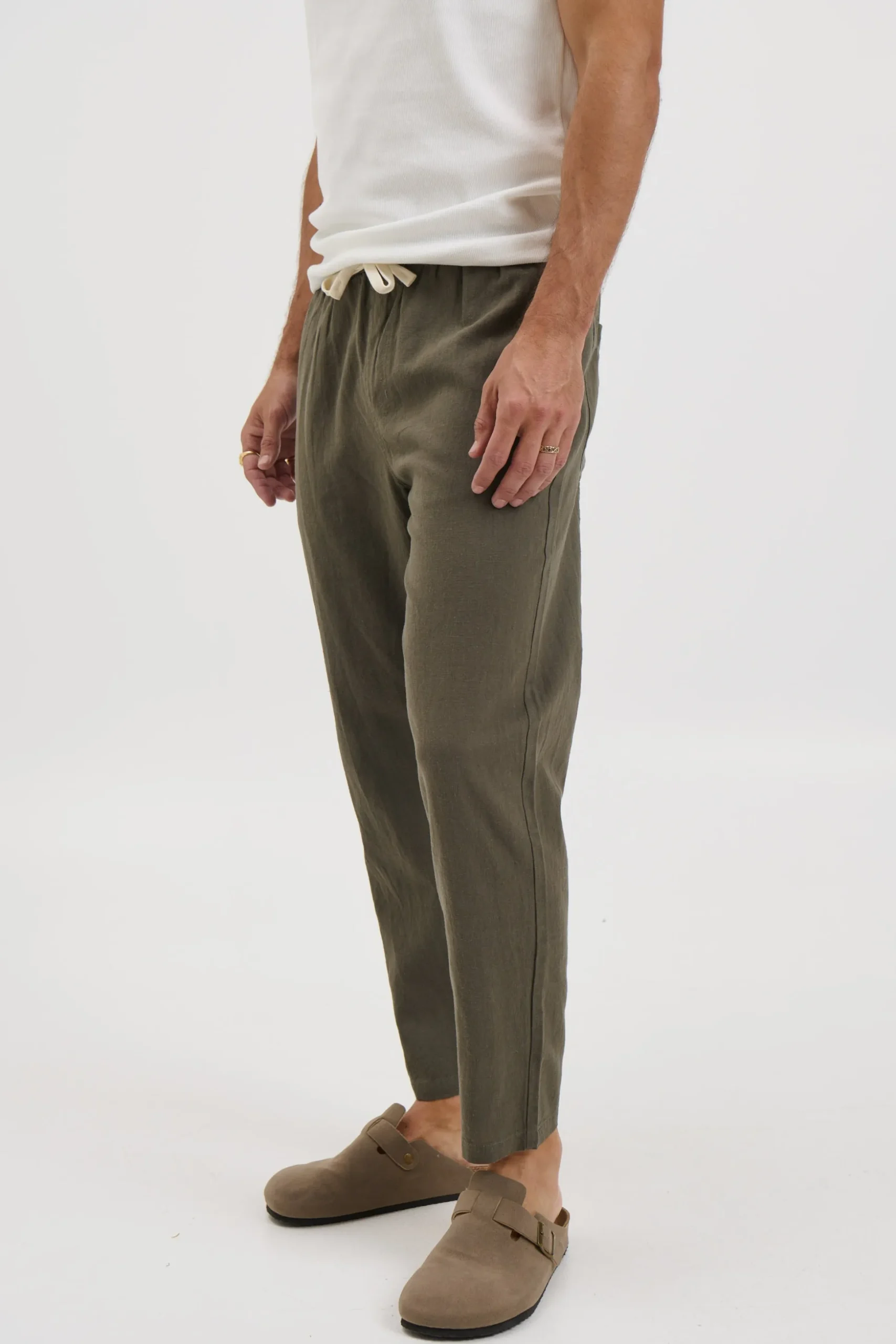 NTH Linen Pant Khaki