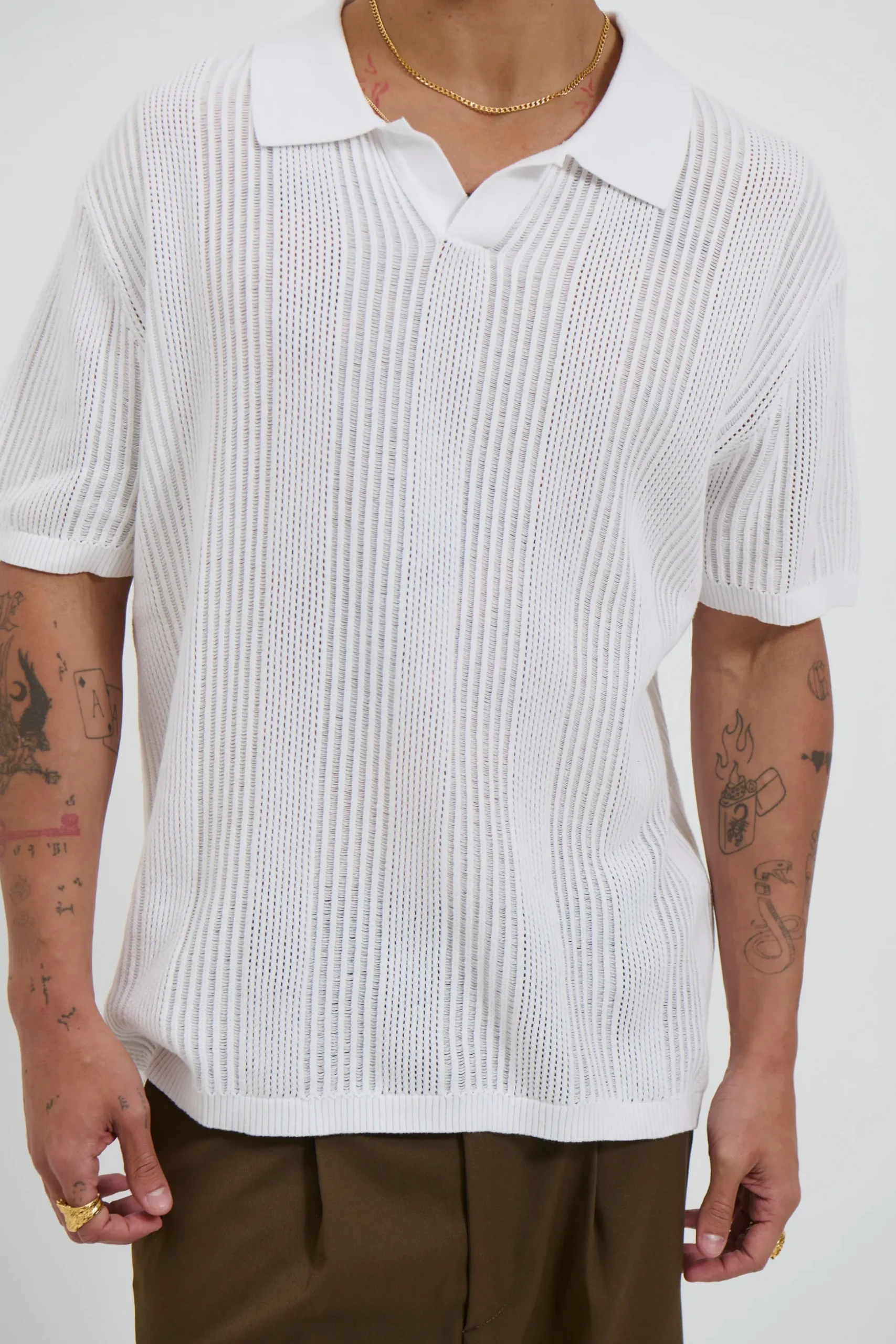 NTH Relaxed Polo White