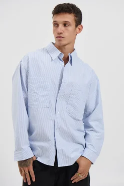 NTH Shirt Stripe Blue