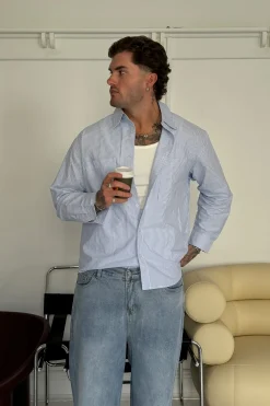 NTH Shirt Stripe Blue