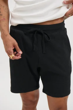NTH Waffle Short Black