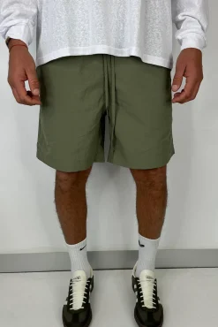 Nylon Walk Short Khaki