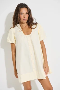 Oaks Mini Dress Butter