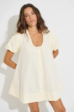 Oaks Mini Dress Butter