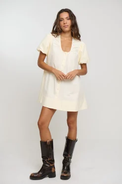 Oaks Mini Dress Butter