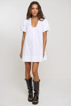 Oaks Mini Dress White