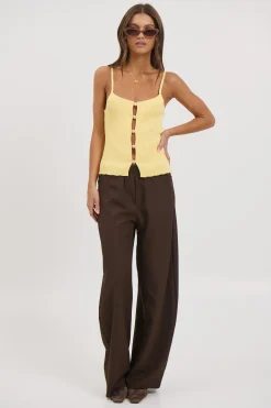 Odessa Knit Tank Top Pollen