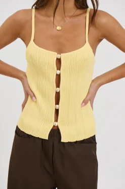 Odessa Knit Tank Top Pollen