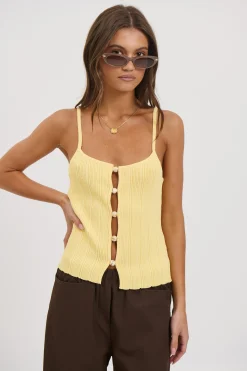 Odessa Knit Tank Top Pollen