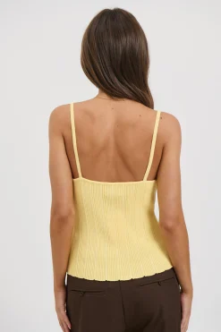 Odessa Knit Tank Top Pollen