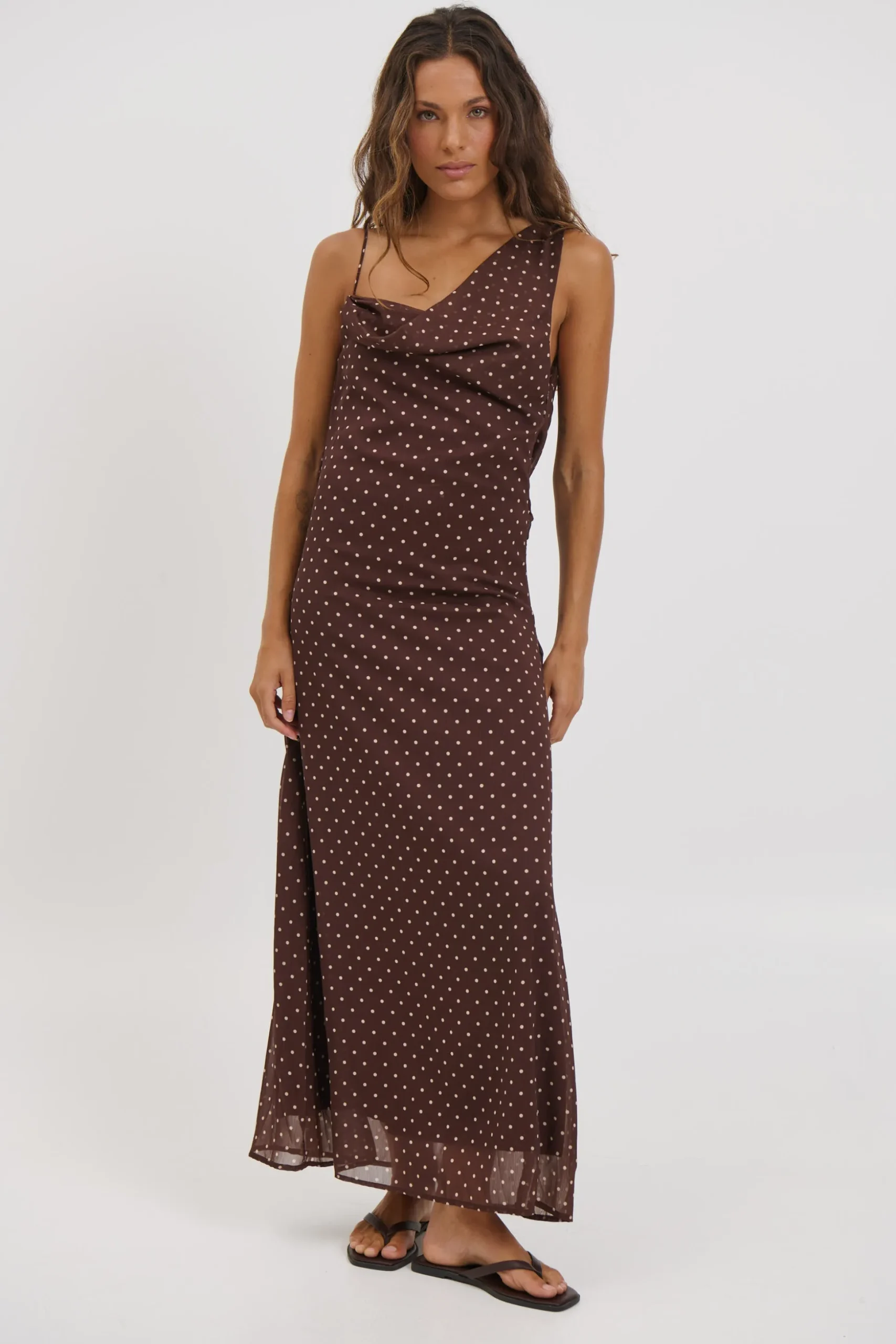 Oli Maxi Dress Brown