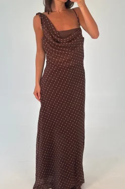 Oli Maxi Dress Brown
