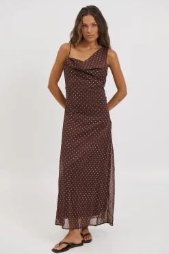 Oli Maxi Dress Brown