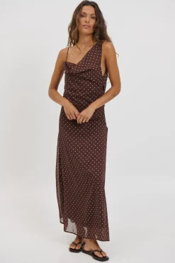 Oli Maxi Dress Brown