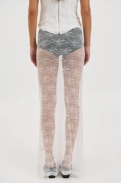 Olivia Lace Skirt White