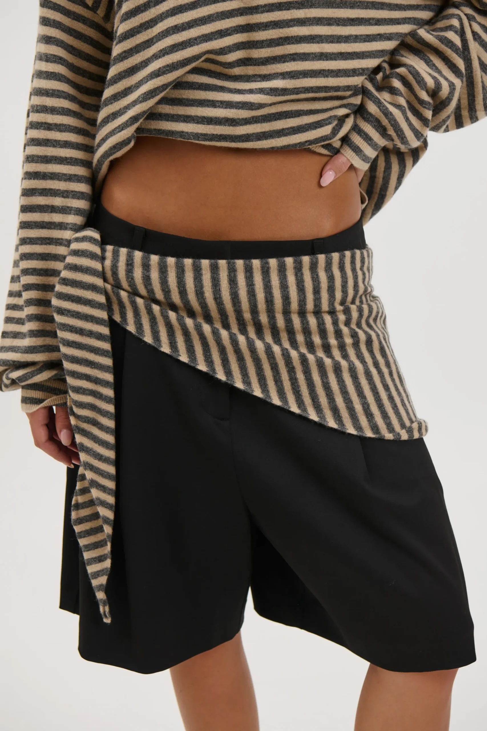 Olsen Knit Slate Stripe