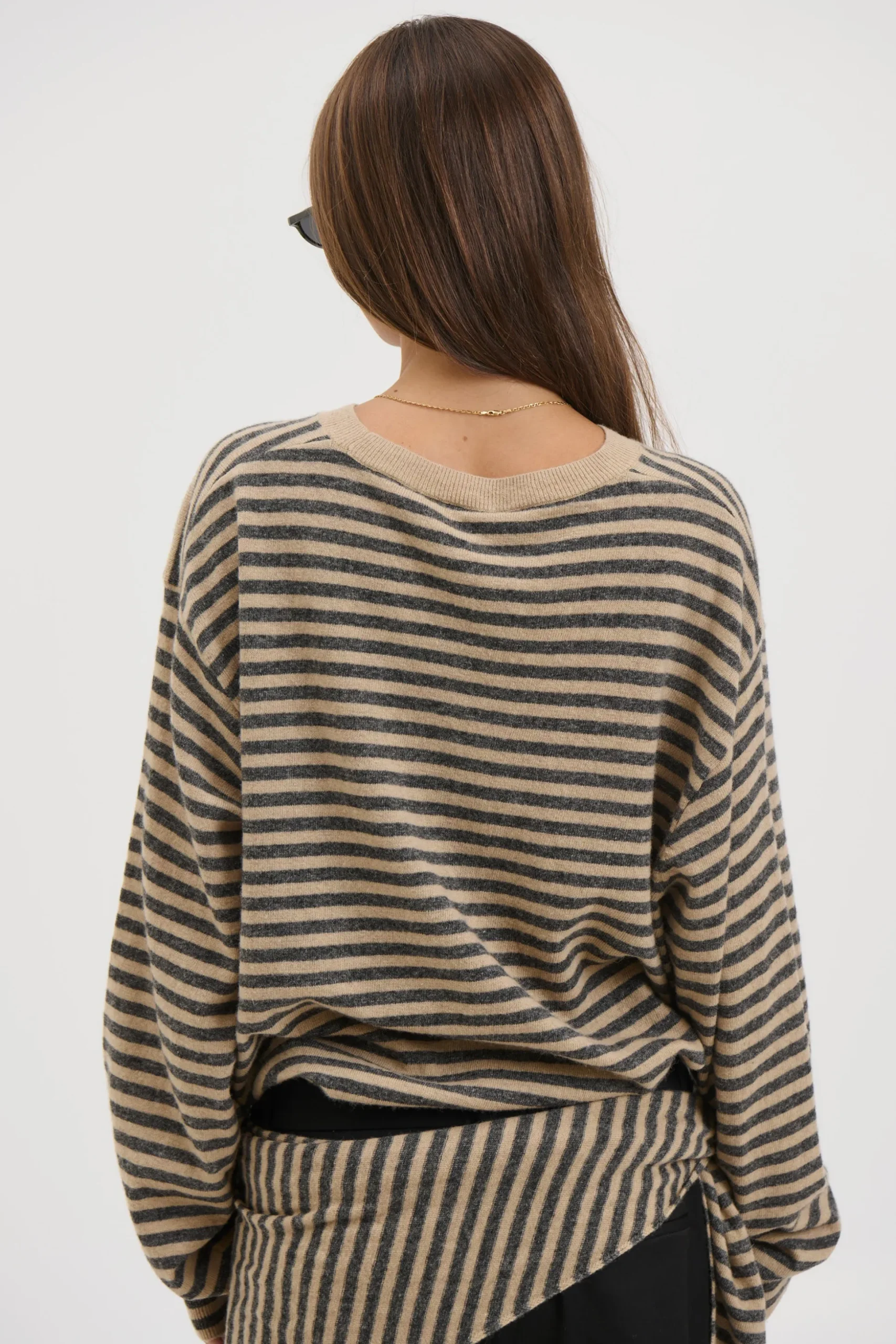 Olsen Knit Slate Stripe