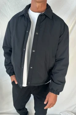 Padded Bomber Black