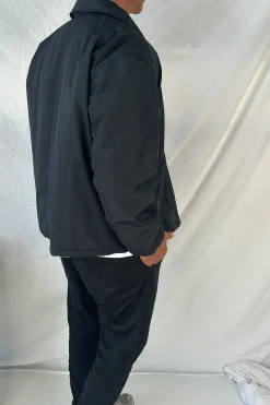 Padded Bomber Black