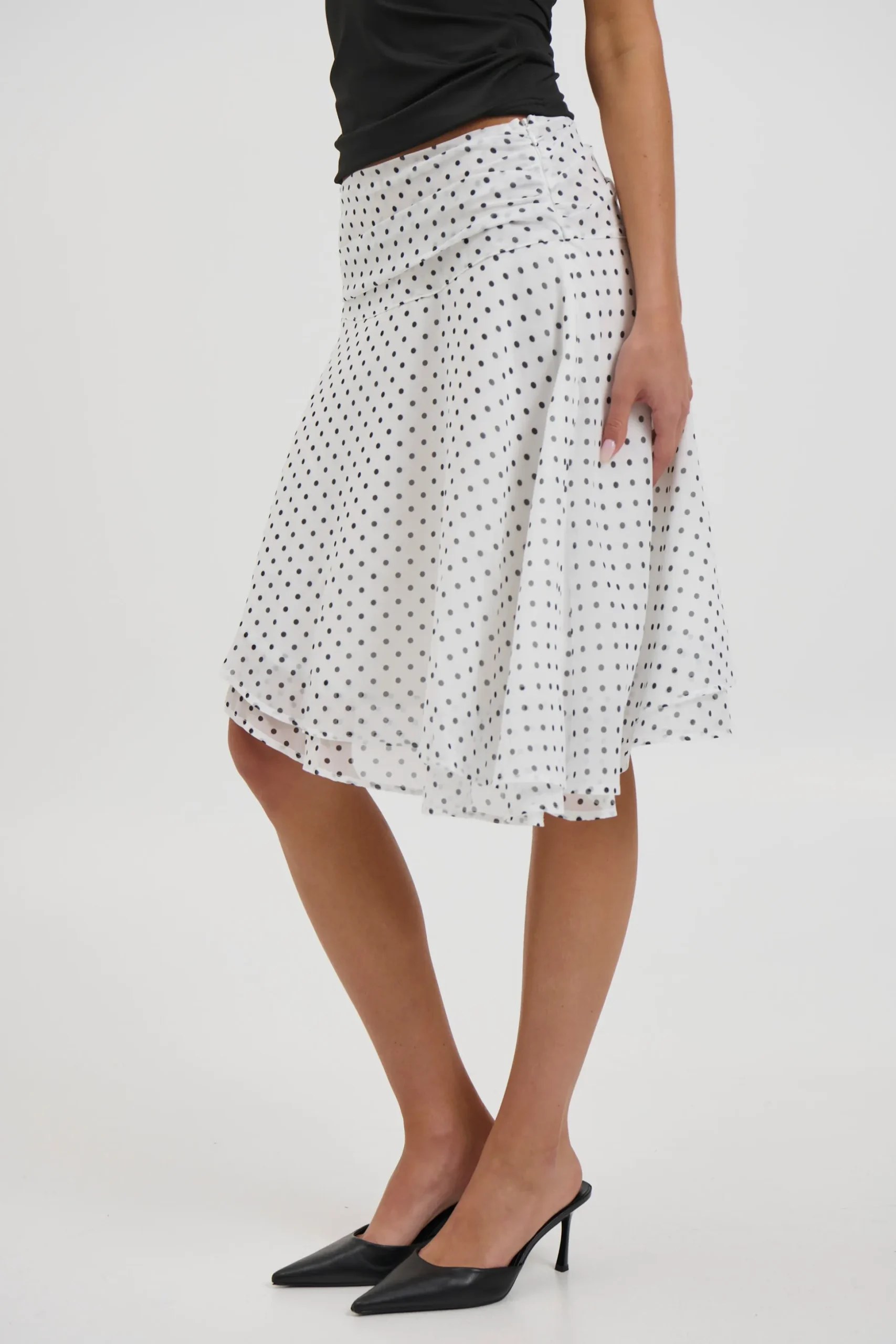 Paloma Midi Skirt White