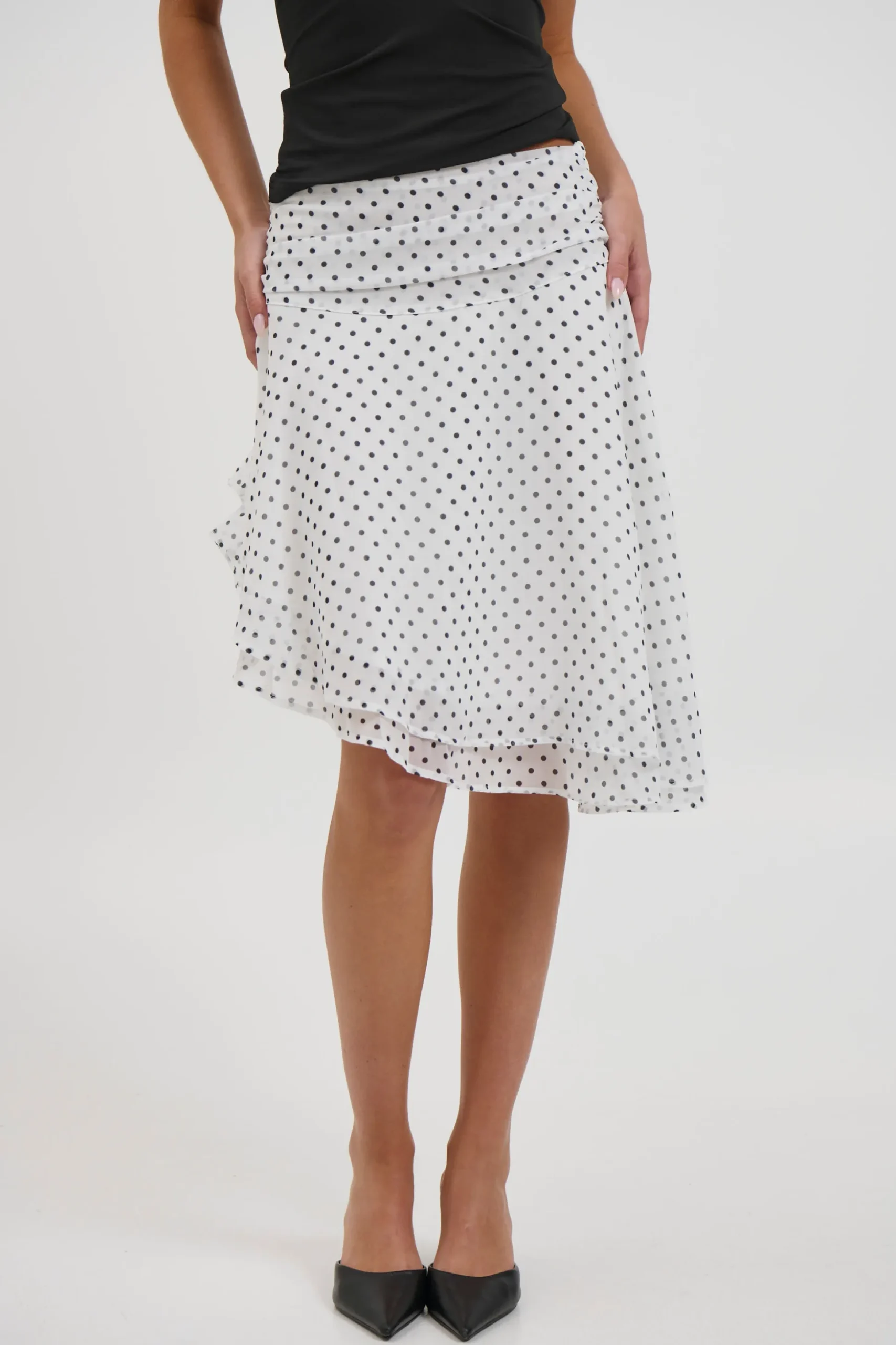 Paloma Midi Skirt White