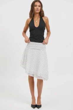 Paloma Midi Skirt White