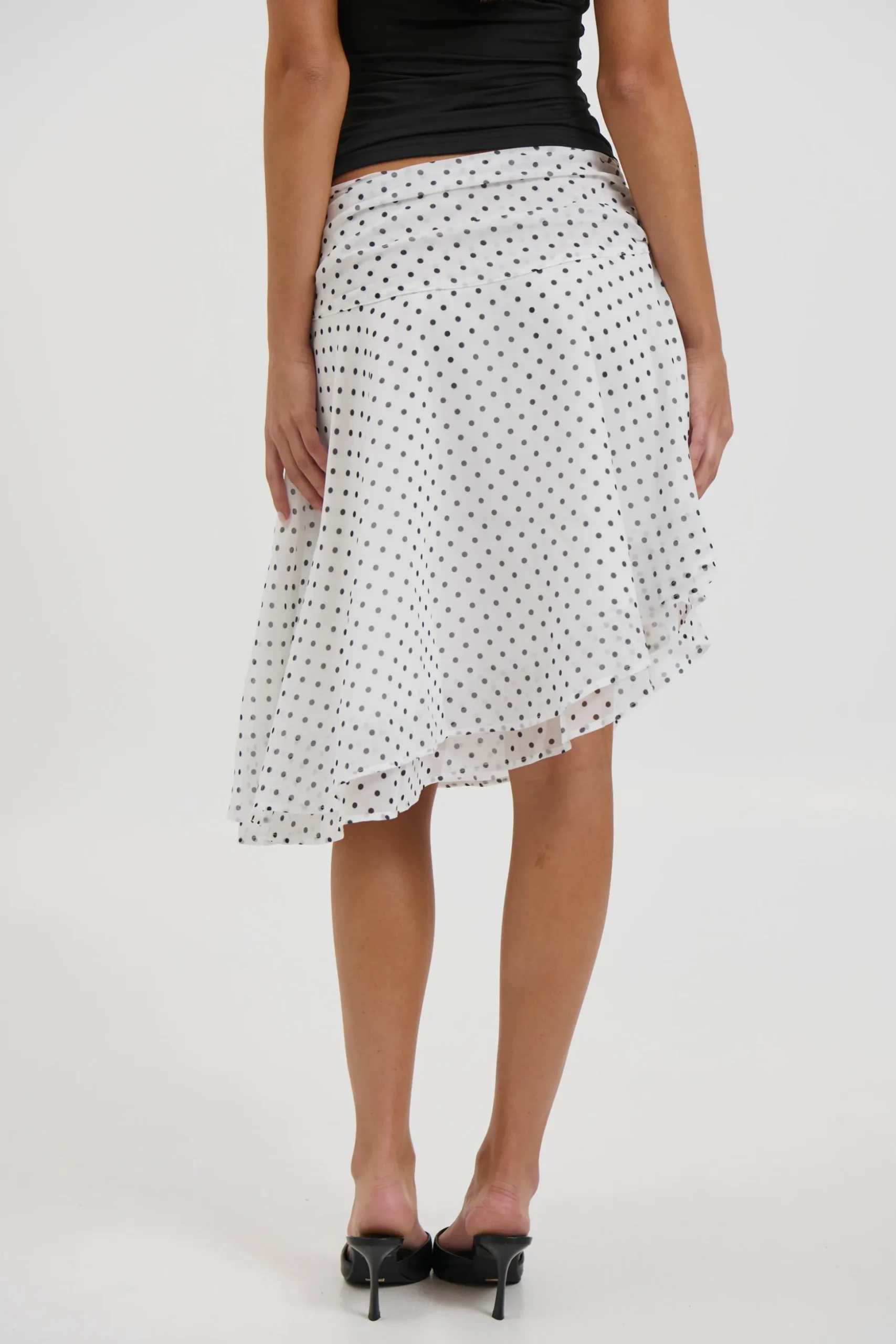 Paloma Midi Skirt White