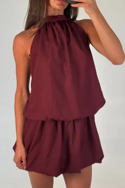 Paris Mini Dress Berry