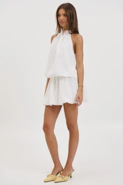 Paris Mini Dress White