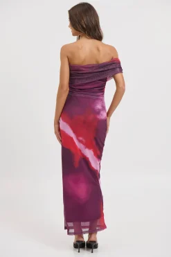 Paros Maxi Dress Berry