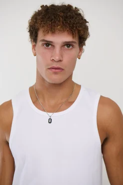 Pendant Chain Necklace Silver