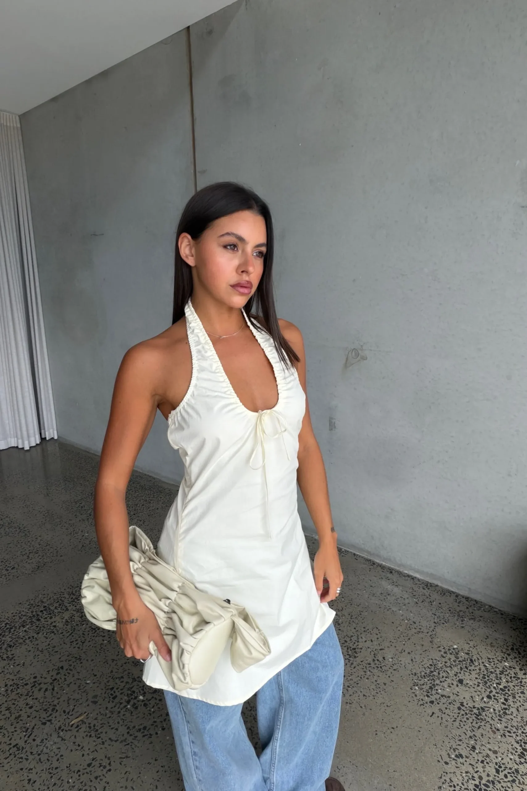 Penelope Mini Dress Butter