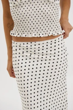 Poppy Maxi Skirt White