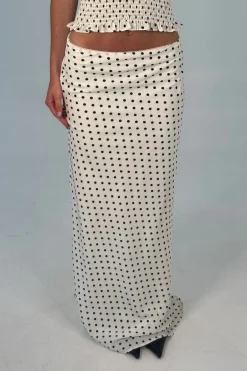Poppy Maxi Skirt White
