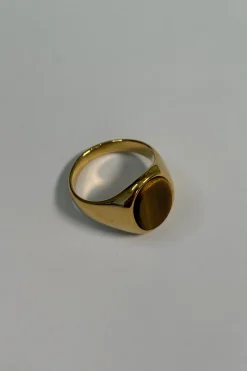 Premium NTH Stone Ring 18K Gold Plated Tort