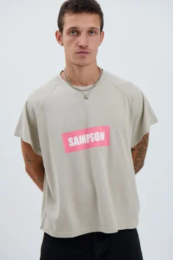 Raglan Crop Box Tank Chest