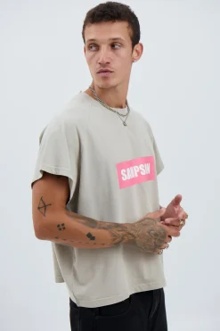 Raglan Crop Box Tank Chest