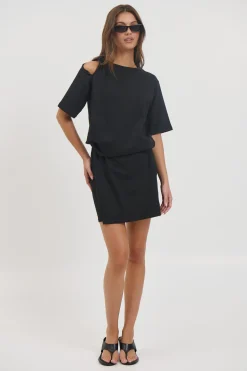 Raquel Mini Dress Black
