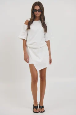 Raquel Mini Dress White