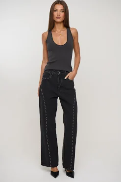 Reese Jean Washed Black