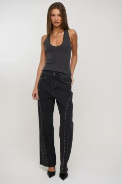 Reese Jean Washed Black