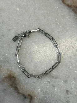 Roman Paperclip Chain Bracelet Stainless Steel