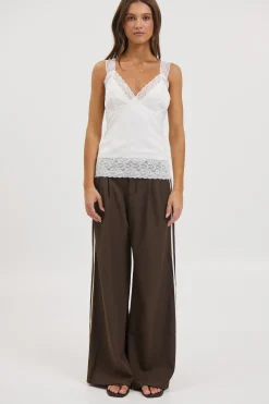 Ronnie Lace Top White