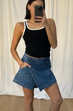 Rosemary Denim Skort Blue