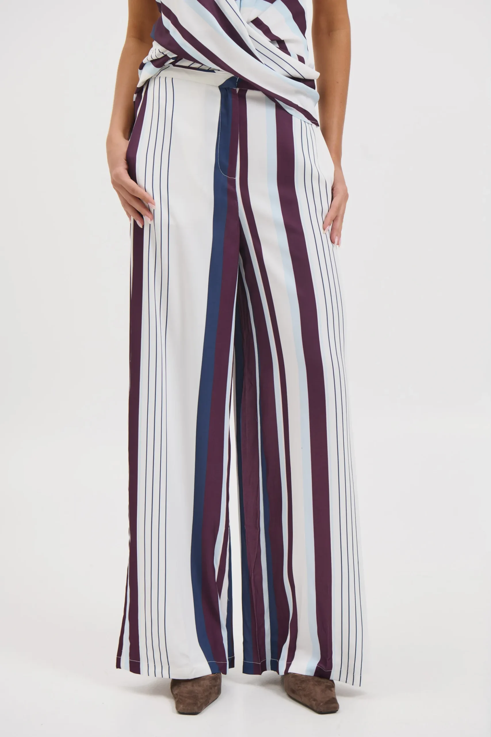 Rowena Pant Stripe Print