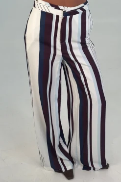 Rowena Pant Stripe Print