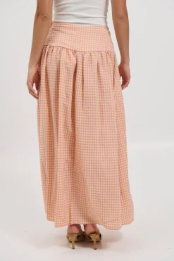 Rylan Maxi Skirt Orange