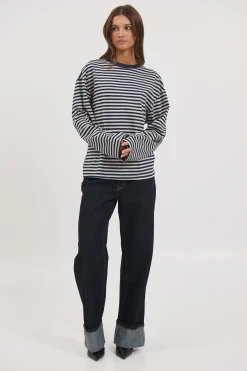 Sadie Long Sleeve Navy